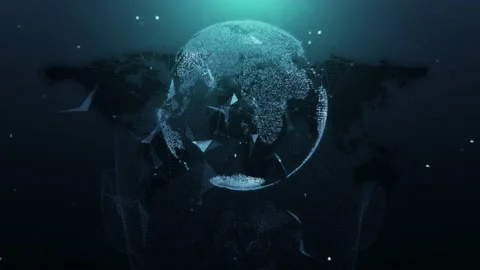 Global Network Technology Stock Footage 229847597