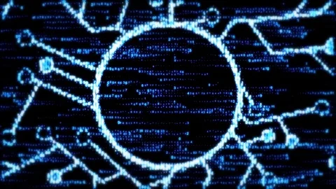 Global Network World. The concept of the Internet all over the world Video stock 73397805