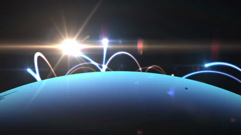 Global network, world map animation Video stock 38824179