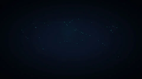 Global Network World Map with Connected Cities and Data Stock Footage 328368416