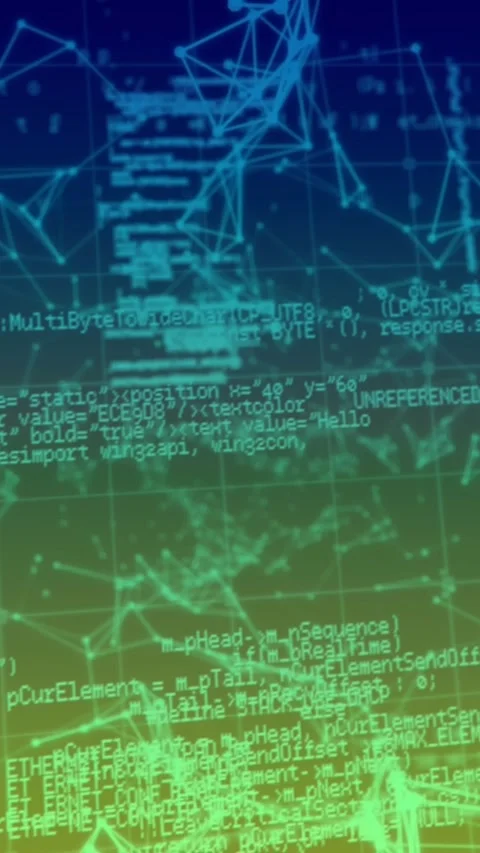 Global networking concept emphasizes a web of digital connections. Stock Footage 322210224