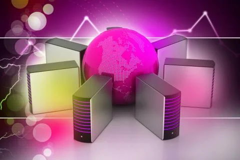 Global networking concept Stock Illustration