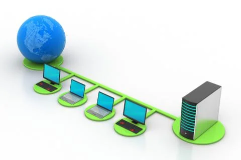 Global networking concept Free Stock Illustration