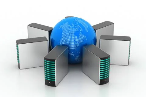 Global networking concept Free Stock Illustration