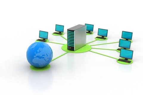 Global networking concept Free Stock Illustration