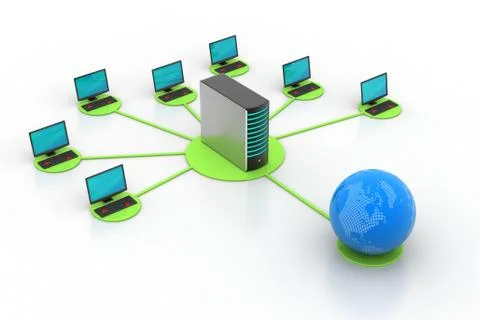 Global networking concept Free Stock Illustration