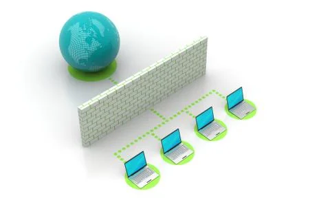 Global networking concept Grats Stockgrafik