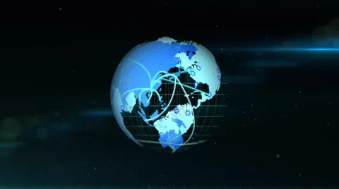 Global Networking Stock Footage 42439614