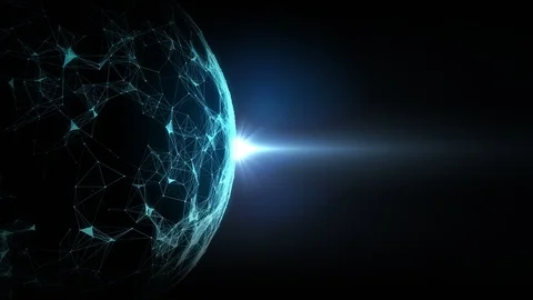 Global networking. Stock Footage 86762835