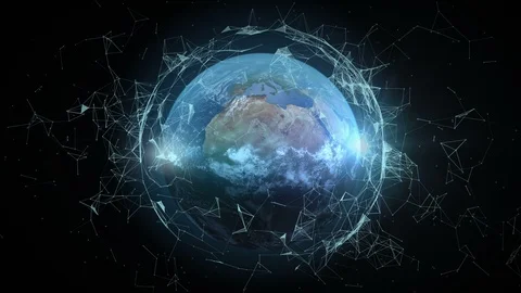 Global networking. Stock Footage 86763317