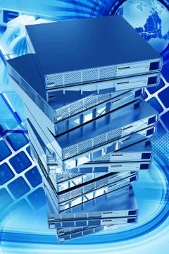 Global Networking Stock Illustration