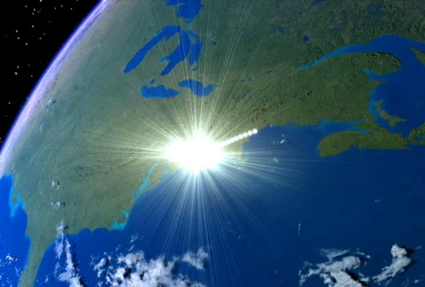 GLOBAL NETWORKING-SIG-WHITE NTSC Stock Footage 775702