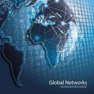 Global Networks - EPS10 Vector for Your Business Illustrazione stock