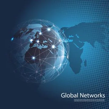 Global Networks - EPS10 Vector for Your Business Stock Illustration