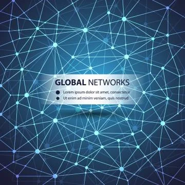 Global Networks Stock Illustration