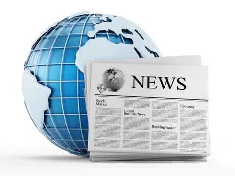 Global news Stock Illustration