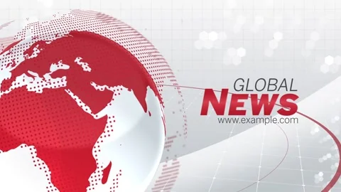 Global News Intro Stock After Effects