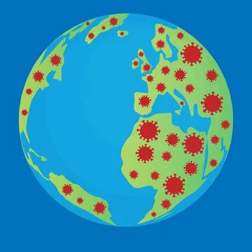 Global pandemic Stock Illustration