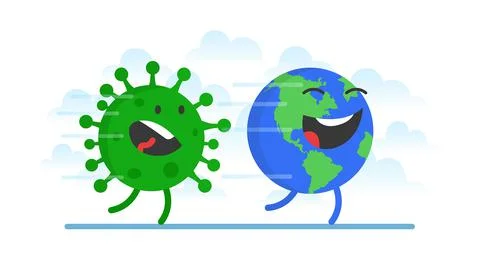 Global pandemic. Stock Illustration