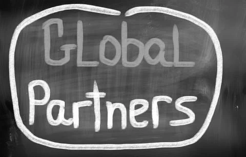 Global Partners Concept Stock Illustration