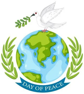 Global Peace Day Vector Illustration Stock Illustration