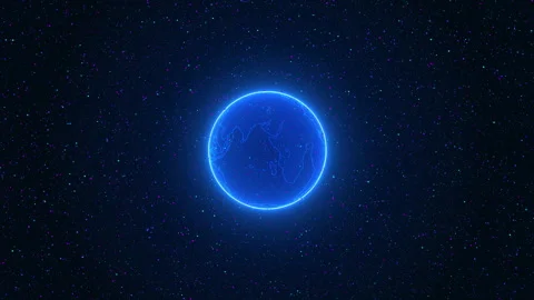Global Planet Network Map Earth Connection Exchange Big Data Analytics Stock Footage 338378442