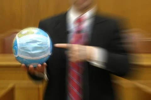 Global pollution concept Stock Photos