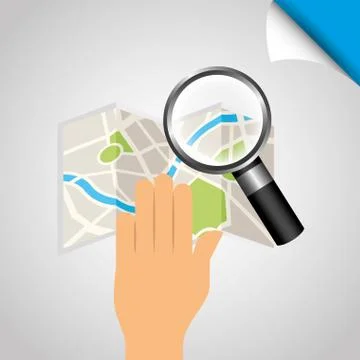 Global positioning system design Stock Illustration