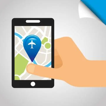 Global positioning system design Stock Illustration