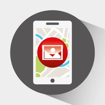 Global positioning system design Stock Illustration