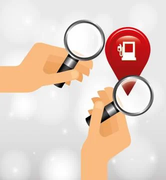 Global positioning system design Stock Illustration