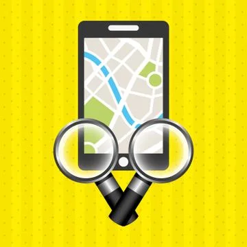 Global positioning system design Stock Illustration
