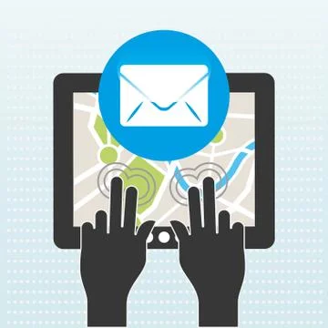 Global positioning system design Stock Illustration