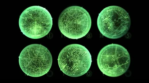 Global positioning system, GPS Video stock 11489585