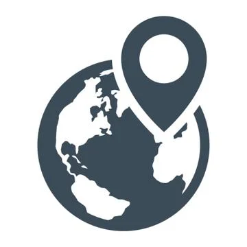 Global positioning system icon Stock Illustration