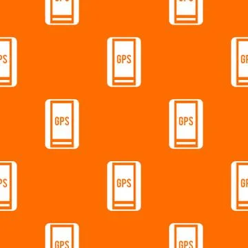 Global Positioning System pattern seamless Stock Illustration