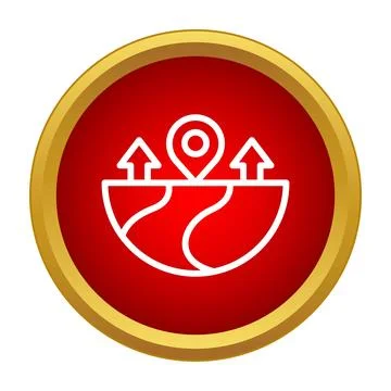 Global positioning tracking finding location mapping navigation Illustrazione stock