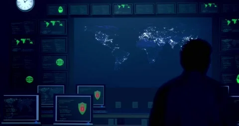 Global Power Grid Blackout Stock Footage 153294920