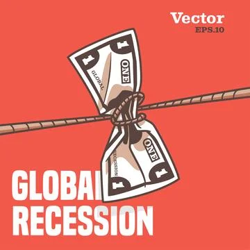 Global Recession Wallet Stock Illustration