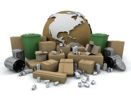 Global recycling Stock Illustration