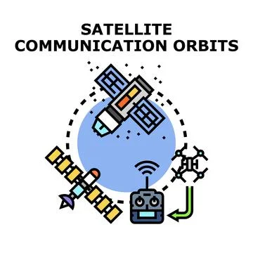 Global satellite communication network transmitting data from earth イラスト素材