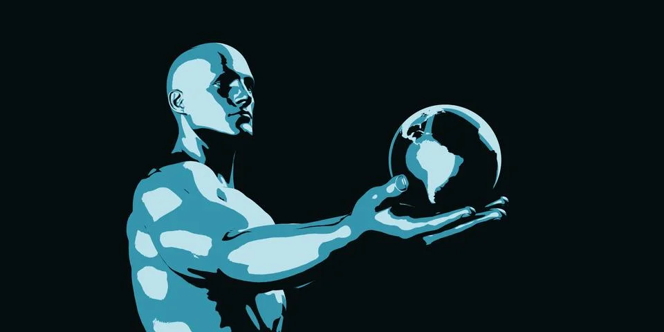 Global Science 스톡 일러스트