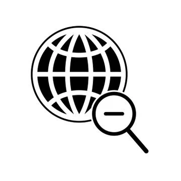 Global search icon 스톡 일러스트