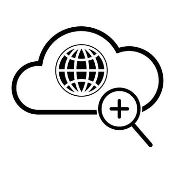 Global search icon 스톡 일러스트