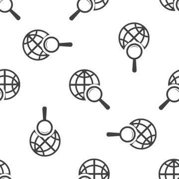 Global search pattern Stockillustratie