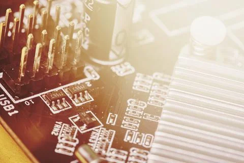 Global semiconductor shortage Stock Photos