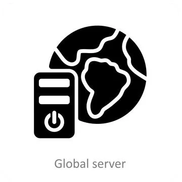 Global Server Stock Illustration