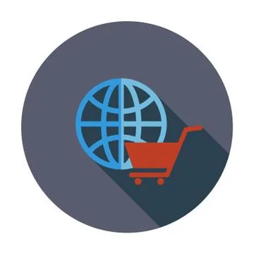 Global shopping Stock Illustration