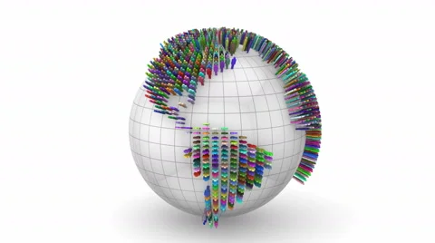 Global Social Network Stock Footage 49945888