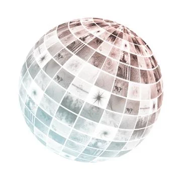 Global solutions Illustrazione stock